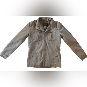 Levi’s Gray Canvas Insulated Jacket Utility Workwear Men’s Size M EUC Zip Up